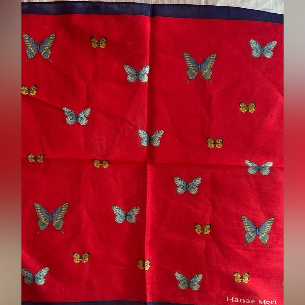 Hanae Mori neckerchief, handkerchief, bag accessory